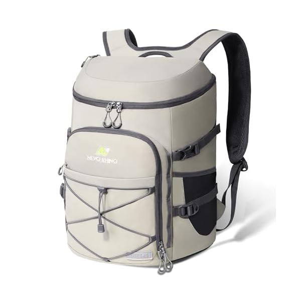N NEVO RHINO Backpack Coolers Insulated Leak Proof 36/54 Cans,Portable Lightweight Waterproof Insulated Cooler Backpack for Men & Women Ideal for Camping,Travel,Beach,Picnics,Lunch & Day Trips
