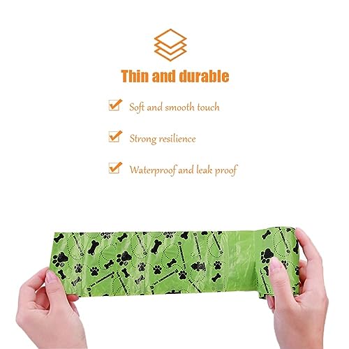 Image of Non-Scented Biodegradable Doggie Poop Bags - 4 Roll Pack - Multicolored, 72 Bags