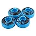 HERCHR Skateboard Wheels 52mmX30mm Cruiser Wheels Pack of 4 Skate Board Wheels Skate Wheels Skate Board Wheel Bearings Skateboard Wheel Set Skateboard Wheel Replacement for Tricks (Blue)