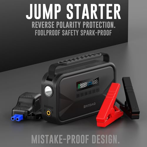 Portable Jump Starter with 150PSI Compressor