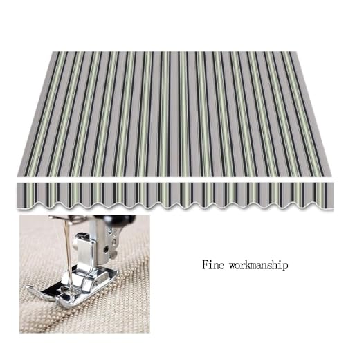 Tissu de remplacement pour auvent rétractable de terrasse 4x3.5m