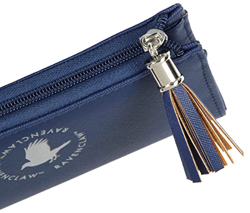 Bioworld Harry Potter Wallet Designer Hogwarts Ravenclaw House Zipper Clutch Faux Leather Wallet For Women4