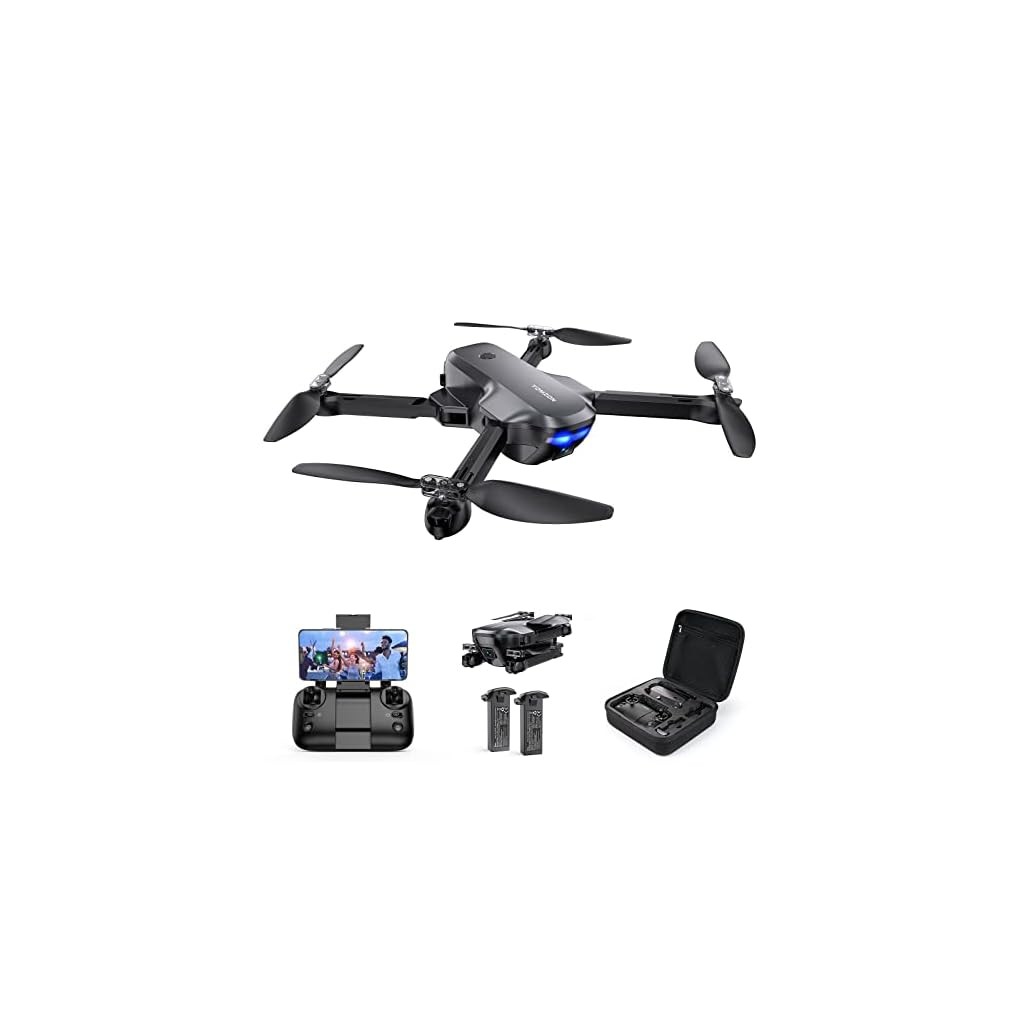 TOMZON-T4W-Drone-with-Camera-for-Adults-120-Long-Range-2K-Camera-Drone-with-Carrying-Case-Foldable-FPV-Drone-for-BeginnerAdults-One-Key-StartAltitude-Hold-RC-Quad-Air-drone-with-Circle-FlyGravity-Mode