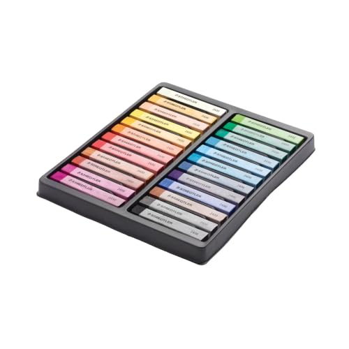 STAEDTLER Soft Pastel Chalks, 24 Assorted Colors, Artist Pastel Set by STAEDTLER - Used condition - Image 2