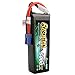 Produktbild Gens Ace 5000mAh 14.8V 4S1P 50C Lipo Battery Pack with EC5 Steck Bashing Batterie für RC Auto, RC Flugzeug, RC Hubschrauber, RC Hobby
