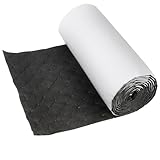 Chaoxinyizu デッドニング 車 断熱材 断熱マット吸音マット 吸音シート 制震材 自動車 制振 吸音 吸音対策 簡単 DIY 室内装飾 楽器 消音 防音 吸音パネル 自動車/室内装飾/楽器用 (ブラック, 6.3m*50cm（1ロール）)