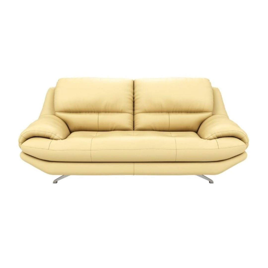 Homevibes Elegant Oasis Leatherette Premium Leather Sofa | 2 and 3 Seater Sofa | Best in Comfort | Best builtin qualit (White - Cream, 3 Seater) (B0CSPM8GNV) Amazon Price History, Amazon Price Tracker