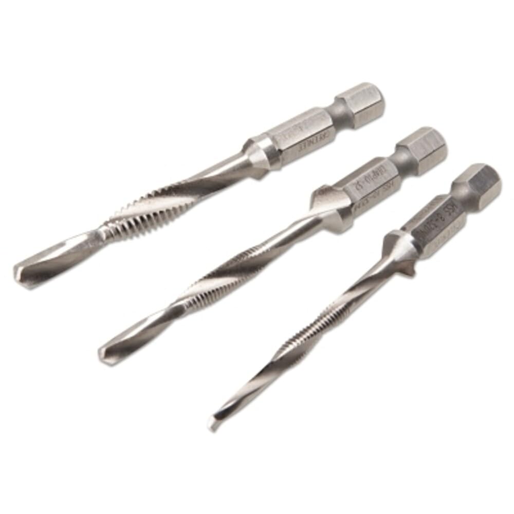 Drill/Tap/Countersink Bit by Greenlee – 10-32, High Speed Steel (HSS), No Color, Model DTAP10-32