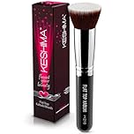 Flat Top Kabuki Brush By Keshima - Premium Foundation Brush, Buffing Brush, Blending Brush, Face Brush