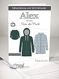 Stoffempfehlung: Schnittmuster Fadenkäfer Parka oder Mantel Alex Herren Gr.2XS - 4XL Papierschnittmuster