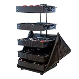 120-Ornament Telescoping Christmas Storage Box with 5 Removable Trays and Dividers