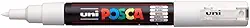 Marcador de tinta acrílica Posca, ponta extrafina PC-1M, branco (PX17756000)