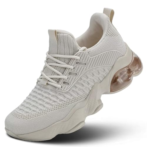 Image of Womens Slip On Walking Shoes Air Running Casual Fashion Tennis Sneakers Comfortable Non Slip Work Athletic Trainers