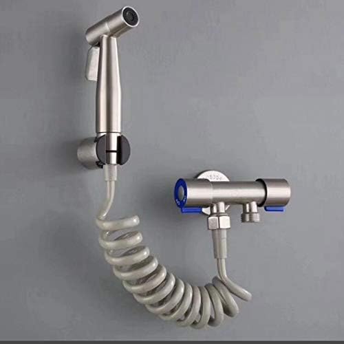 JSEIAJB Handheld Bidet Toilet Sprayer, Premium Stainless Steel Bathroom Bidet Sprayer Set, Baby Cloth Diaper Sprayer wit