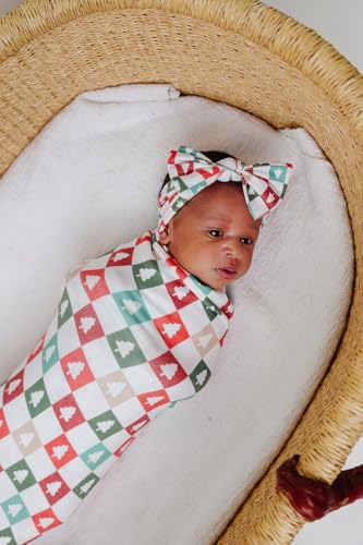 Image of Copper Pearl Swaddle Blankets for Newborns | Soft Stretchy Receiving Blankets for Boys and Girls | Large 46 x 46 Inch Baby Blankets | Lightweight and Breathable Swaddles | Fraser
