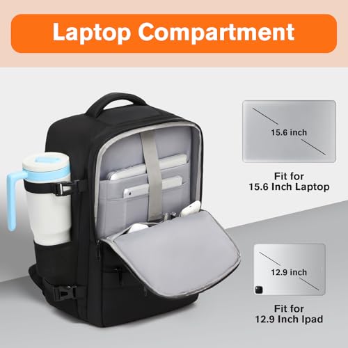 Exquisite Travel Laptop Backpack, Flight Approved Size Carry on Bag (25L) - image 3
