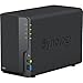 Synology DiskStation DS223 NAS Server with RTD1619B 1.7GHz CPU, 2GB Memory, 24TB HDD Storage, 1 x 1GbE LAN Port, DSM Operating System