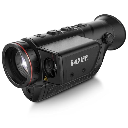i4SEE M35-640 LRF, Thermal Monocular, 35mm Focal Lens 640x480(50Hz) Thermal Imaging Monocular Night Vision for Hunting, Handheld Infrared Thermal Scopes