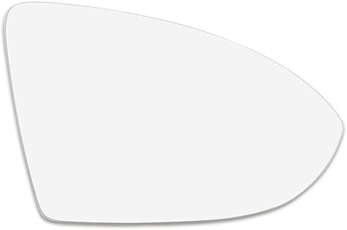 X AUTOHAUX Espejo lateral derecho del pasajero de repuesto calentado con placa de respaldo para Volkswagen Golf MK7, Jetta 2019-2021, Golf GTI