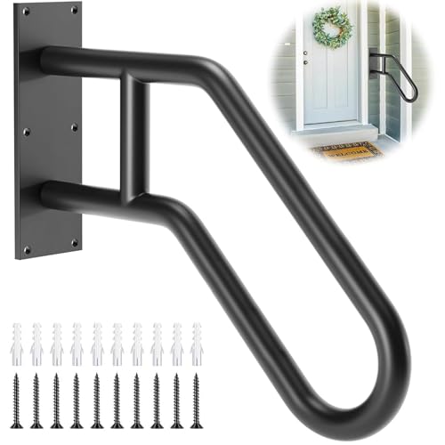 Main courante extérieure anti-chute pour marches d'escalier