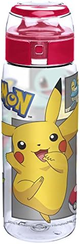 Zak Designs POKC-K952 Water Bottles, Plastic, Pokemon Pikachu