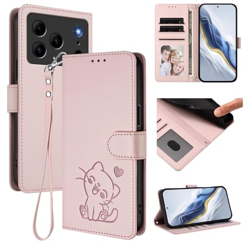 �X�}�z�P�[�X �Ή��@�� for Doogee Note 56 (Pro) / Note 56 Plus �������[�h�y�t���b�v�X�^���h�J�[�h�z���_�[�E�H���b�g�}�O�l�b�g�N���X�v�t�H���P�[�X�z Pink