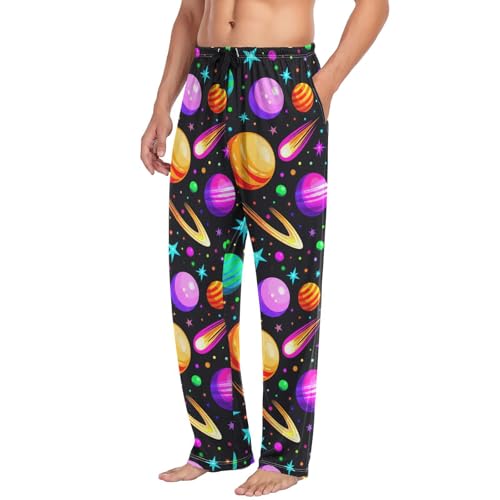 Men's Sleepwear Starry Sky Moon Star Pajama Pants for Men 23034094