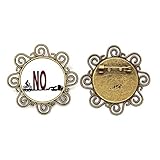 Bicycle Denies Brosche für den Gütertransport und Blume, Schmuck, Geschenk für Mädchen