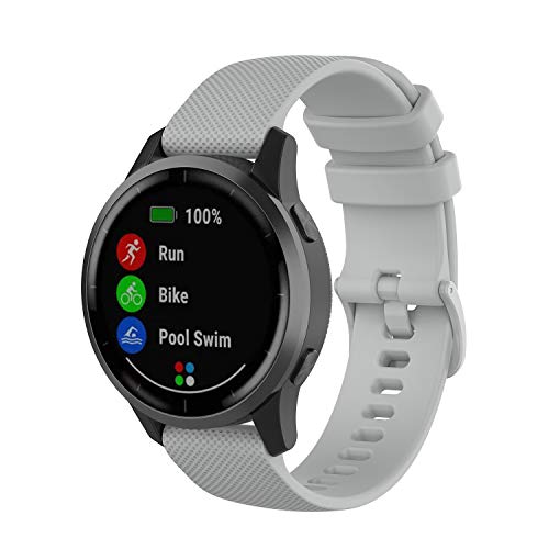 ▷ Compatible con Garmin Vivoactive 4 bandas de silicona para correa