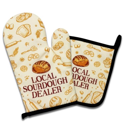 NAHMAKNE Sourdough Dealer Oven Mitt Set