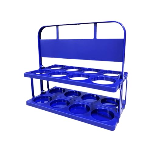 Portador De Botellas - Soporte De Botella De Leche Plegable | Portador De Botellas De Vino Portátiles Con Mango | Soporte De Bebidas Reutilizables De 8 Paquetes, Cajas De Servicio Y Almacenamiento Par