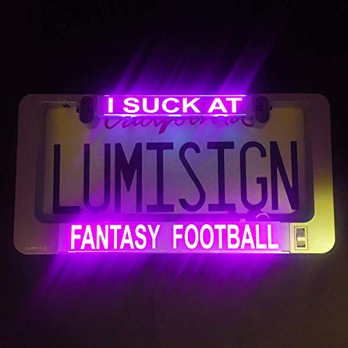 I Suck At Fantasy Football Inserts For Lumisign | Lumisign Frame Sold Separately | Funny Collection (Fantasy Football) #TOP13