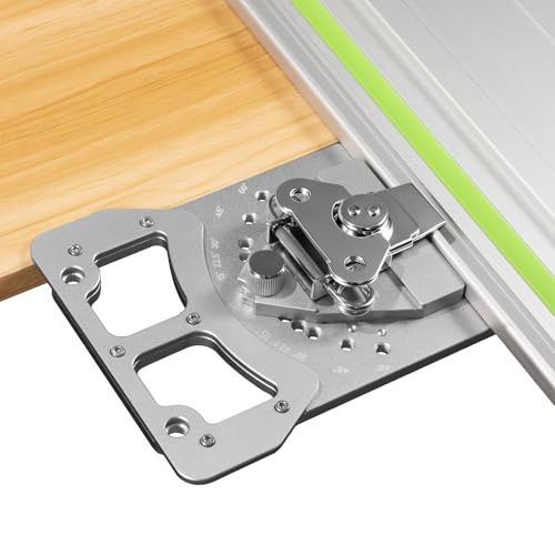 -60° to 60° Adjustable Angle Track Saw Square with Quick
