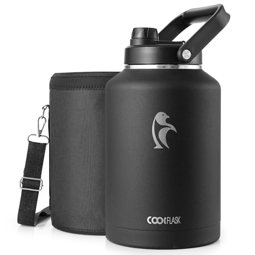Coolflask Titan 1.5 Gallon Water Bottle Insulated with Large Spout Lid
