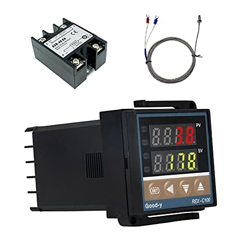 Regulador de temperatura digital REX-C100 con alarma PID Cover
