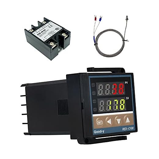 Regulador de temperatura digital REX-C100, 0 ℃ ~ 1300 ℃, alarma PID, kit de control de temperatura digital inteligente, relé, salida con termopar tipo K, sensor de temperatura
