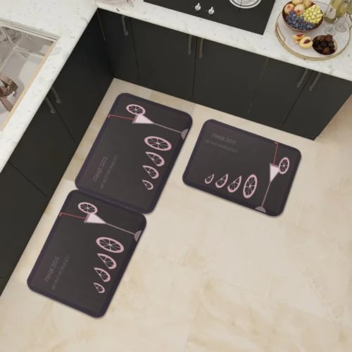 Image of UMAI X SAVYA Home Kitchen Mats|| 60 x 40 ||Anti-Skid Mat for Living Room,Bathroom,Shower,Bathtub mat,Multipurpose Mat (Beige)