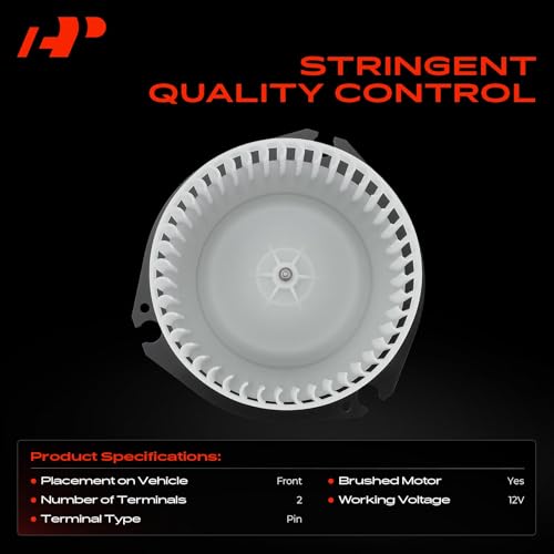 Image of A-Premium Front HVAC Heater Blower Motor Compatible with Chevrolet & GMC Vehicles - Express 1500 /2500 /3500 /4500, G30, C4500 /C5500 /C6500 /C7500 Kodiak, Savana 1500 /2500 /3500 /4500