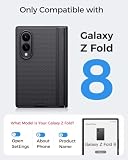 SIXBOX Etui na Samsung Galaxy Z Fold 8 ze Stojakiem, 2026, Czarny