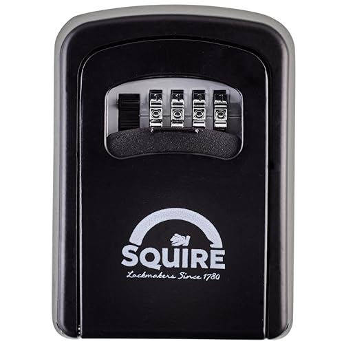 Squire Key Safe Box -4-Rad-Kombinationsschloss - Wand-Schlüsseltresor - wetterfestes Gehäuse aus Aluminiumdruckguss - große Speicherkapazität - Schlüsselbox für den Außen- und Innenbereich(Key Keep 1)