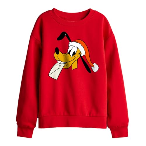 Sweat Disney Pluto enfant rouge pour les journées cocooning