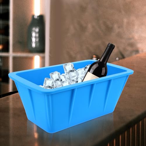 Molde de silicona para hielo SUPVOX grande 3l azul miniatura 3