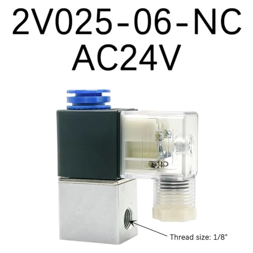 Électrovanne pneumatique 2V025-06 AC24V électroaimant de commande pour automatisme