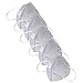 Produktbild WiHoo 5 Stück Staubdichte Mäske,Einweg-Arbeitsstaubmasken mit Ventil FFP3 Atemschutzgesicht Sicherheit Breathing Equip Augenschutz Staubmäske Winddichtes für Dunst Masken(5PCS)