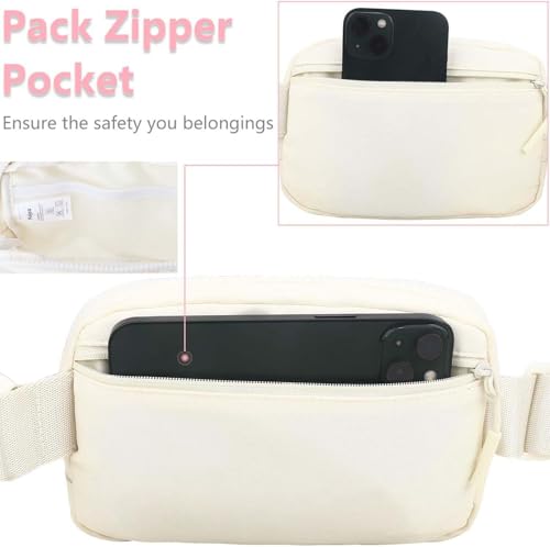 Image of Belt Bag Fanny Pack for Teen Girl Women - Girls Initia Fanny Pack Ages 8-12 Teen Birthday Gifts Small Waist Packs Trendy Kids Fanny Pack R