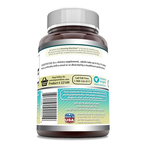 Amazing Formulas Calcium Citrate Supplement | 1000 Mg | Tablets | Non-GMO | Gluten Free | Made in USA (1 Pack, 240 Count) - Thumbnail 3
