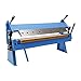 BANLICALI Sheet Metal Brake 24 Inch Industrial Pan and Box Brake 0-135° Bending Metal Bending Brake 5-Finger Brake (1