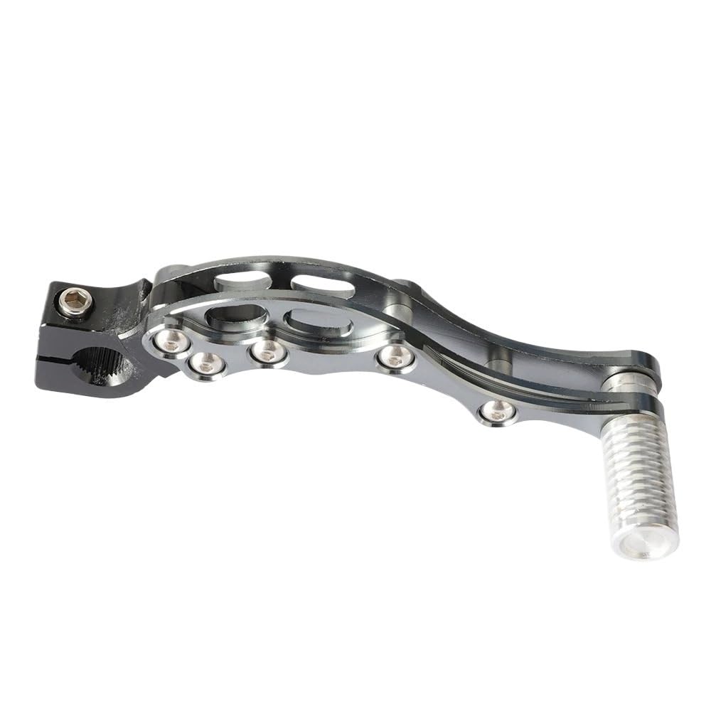 Gconla Gray Motorcycle Gear Shifter Lever Engine Gear Shift Lever Shifter Refit Starting Rod For Motorcycle Atv For 50/110/125/150/250Cc Kick Start Pedal