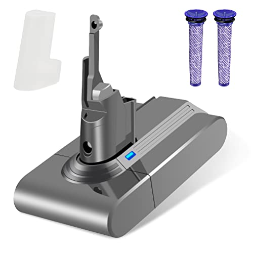 dyson V7 fluffy SV11 バッテリー新品交換済 動作確認済 v7 進化版 ダイソン 1年保証 dyson V7 sv11 交換バッテリー