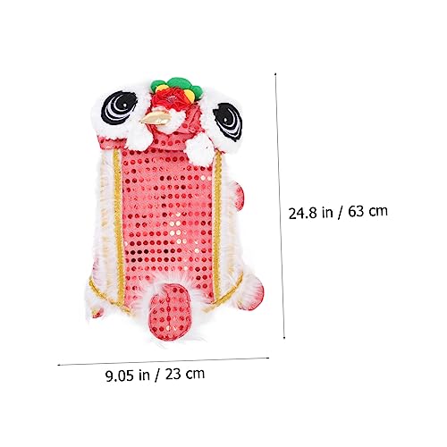 Disfraz para perro GALPADA XL rojo sandía miniatura 2